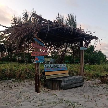 Chales Suites Pe Na Areia Guaibim Buitenkant foto