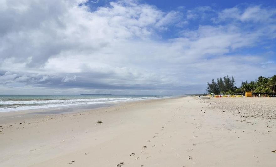 Chales Suites Pe Na Areia Guaibim Buitenkant foto