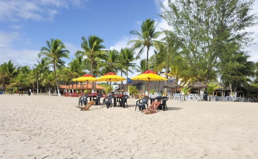 Chales Suites Pe Na Areia Guaibim Buitenkant foto