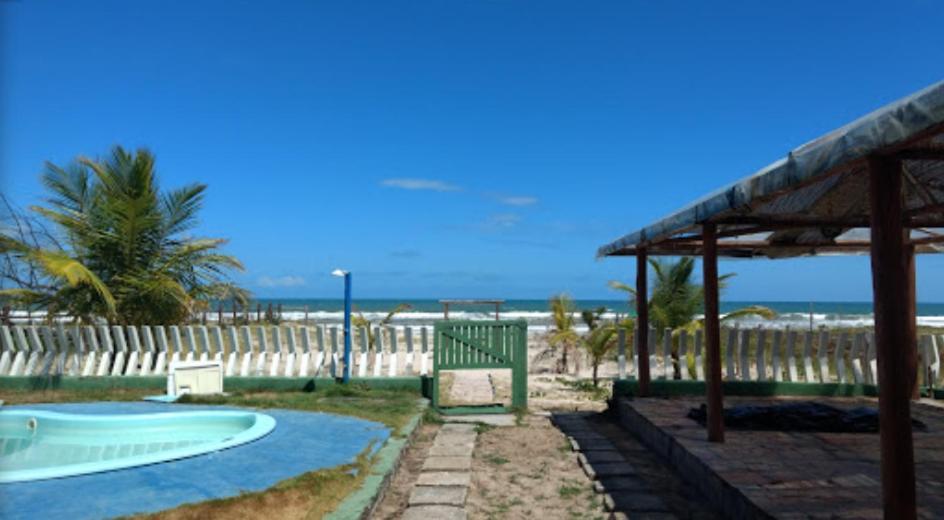 Chales Suites Pe Na Areia Guaibim Buitenkant foto