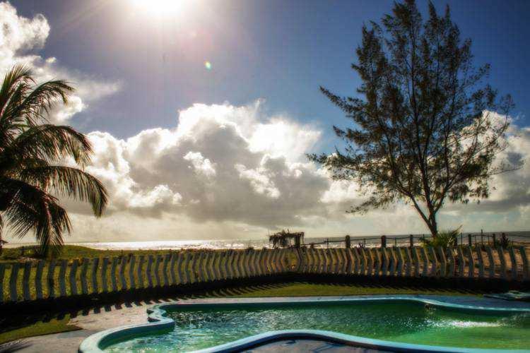 Chales Suites Pe Na Areia Guaibim Buitenkant foto