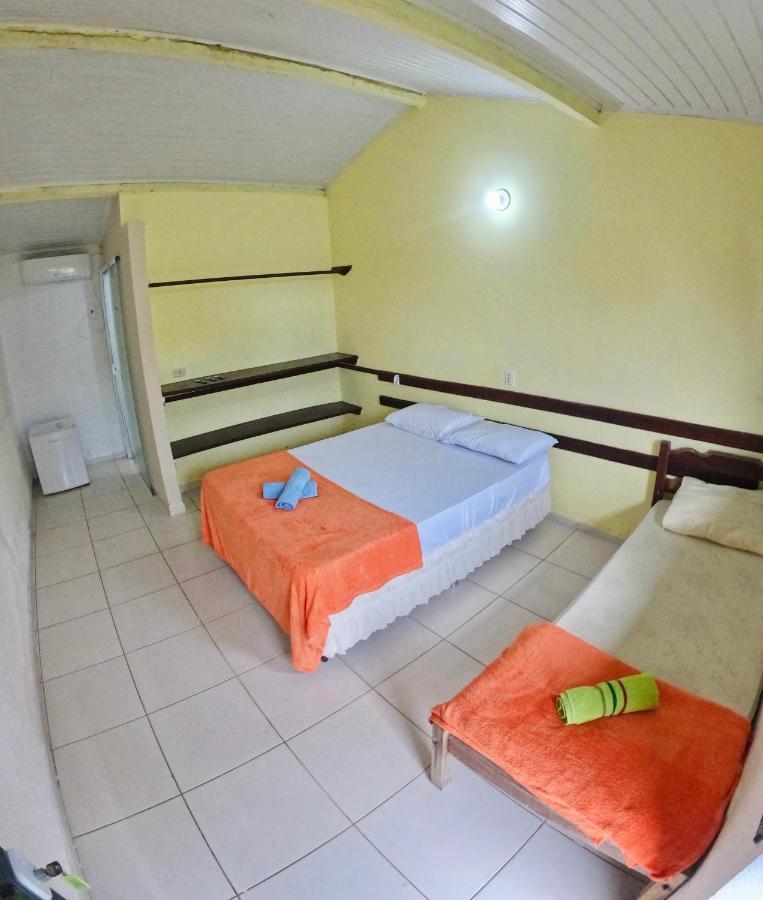 Chales Suites Pe Na Areia Guaibim Buitenkant foto