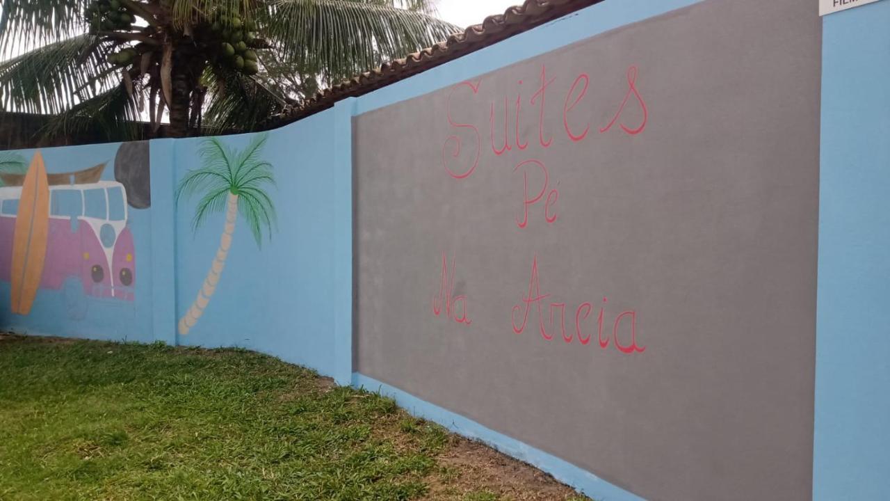 Chales Suites Pe Na Areia Guaibim Buitenkant foto
