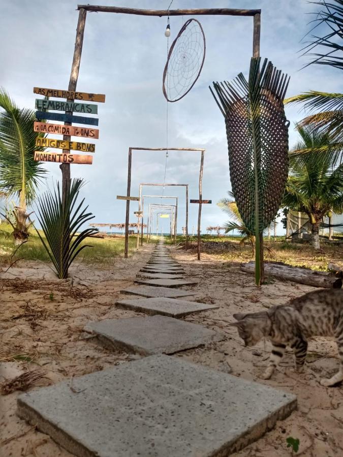 Chales Suites Pe Na Areia Guaibim Buitenkant foto